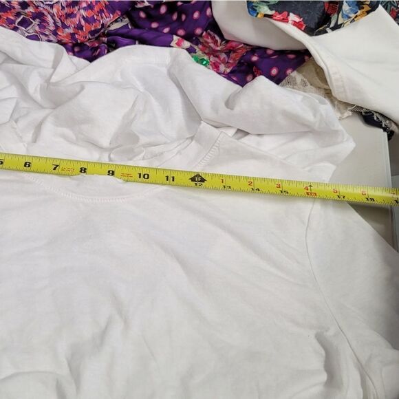 Treasure & bond white tee with gathered waist - Picture 10 of 11